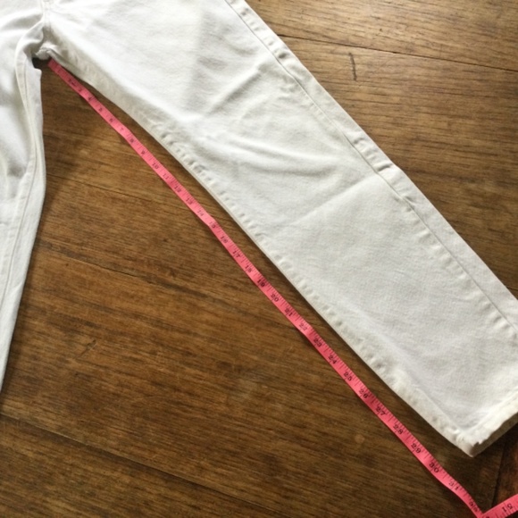 Vintage For Joseph High Rise “Colette” Jean 29 White - Picture 9 of 12